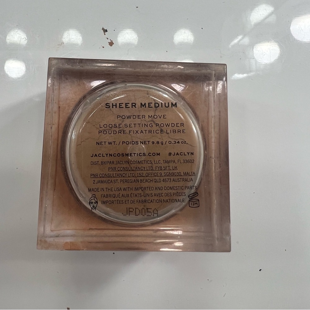 Jaclyn Cosmetics Powder Move Loose Setting Powder Sheer Medium
